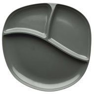 Zak! Designs Moso Divided Plate, 100% Natural Materials and BPA-free, 10.5&quot;, Rye, Set of 6 N25