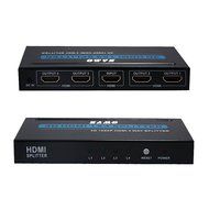 ZAMO 1x4 4 Ports Hdmi Powered Splitter for Full Hd 1080p &amp; 3d Support (One Input to Four Outputs) N10