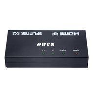 ZAMO 1x4 4 Ports Hdmi Powered Splitter for Full Hd 1080p &amp; 3d Support (One Input to Four Outputs) N12