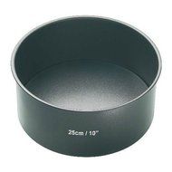 Master Class 10&quot; Loose Base Wedding Christmas Cake Tin (Pack of 2)