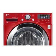 LG Electronics WM3370HWA 4.3 cu. ft. High Efficiency Front Load Washer in Wild Cherry Red, ENERGY STAR