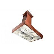 36" 1200 CFM Wall Mounted Range Hood Finish: Copper N4