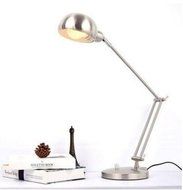 Retro European iron decorative LED lamp, high-grade business office Home Furnishing bedroom lamp (Black) N4