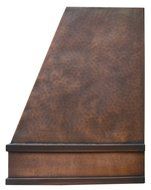 Copper Best H11 362127L Copper Range Hood with Fan Wall Mount Antique Hammered 36 inches