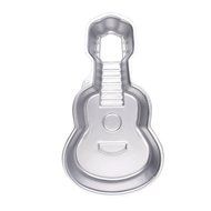 inkint Nonstick Aluminum Alloy Guitar Shape Cake Molds Novelty Cake Baking Pan Fondant Cake Shaping Mold Pan for... N4