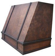 Copper Best H11 362127L Copper Range Hood with Fan Wall Mount Antique Hammered 36 inches N2