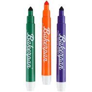 Bakerpan Food Coloring Markers, Standard Tip, Secondary Colors Orange Green &amp; Purple, Set of 3 N2