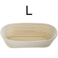 iEFiEL Sourdough Brotform Bread Dough Proofing Handmade Rising Rattan Banneton Basket (1, Medium Oblong (9.8*5.9... N8