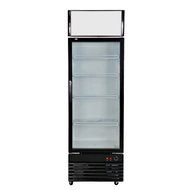 208L Glass Display Showcase Pull Door Commercial Refrigerator Beer Soda Beverages Merchandiser Upright Cooler... N6