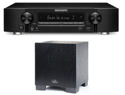 Marantz NR1504 A/V Receiver AND Martin Logan Dynamo 300 Subwoofer Bundle