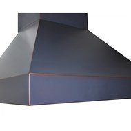 900 CFM Wall Mounted Range Hood Size: 21" H x 30" W x 13.9" D, Finish: Black