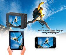 WiMiUS 4K Sports Action Camera Wifi Full HD 1080P 60fps 16MP 2.0 inch Waterproof Video Camera Car Helmet Camcorder... N16