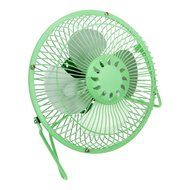 Starsource Adjustable Four Fan Blade 4 Inch USB Mini Desktop Fan With ON/OFF Switch ( Green ) N17