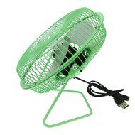 Starsource Adjustable Four Fan Blade 4 Inch USB Mini Desktop Fan With ON/OFF Switch ( Green ) N18