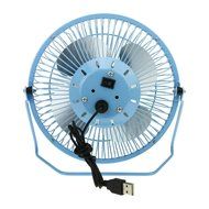 Starsource Adjustable Four Fan Blade 4 Inch USB Mini Desktop Fan With ON/OFF Switch ( Green ) N22