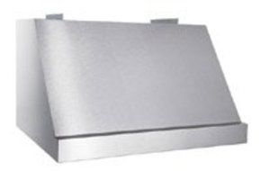 Best WP28M48SB 48" Classico Wall Mount Canopy Pro Hood with Heat Sentry Halogen lighting Hi-flow Baffle Filters...