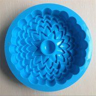 FLY Flower Shape Bread Pie Flan Tart Birthday Party Cake Silicone Mold Pan Bakeware N2