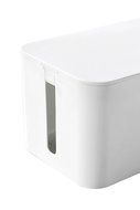Cable Management Box Organizer Storage No Clutter - Hide Your Power Strips, Surge Protectors, Cords, Wire Ties... N7