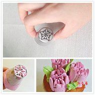 7pcs/lot Russian Tulip Stainless Steel Icing Piping Nozzles Pastry Decorating Tips Cake Cupcake Decorator