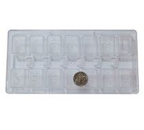 Yunko Baking Mahjong 1:1 DIY Chocolate Mold High Quality Hard Plastics Cake Decoration Mold Candy Mold N3