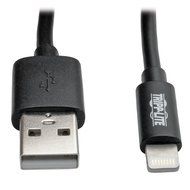 Tripp Lite Apple MFI Certified 10-Feet 3M Lightning to USB Cable Sync Charge iPhone/iPod/iPad - Black (M100-010... N8