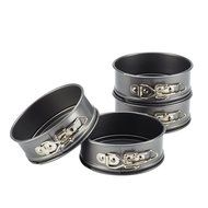 4 Pieces, Nonstick Coating Springform Pan Set in Gray