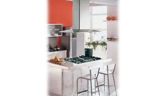 Faber DIAMIS36SS: 36" x 28" Stainless Diamante Isola Island Hood N4