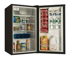 Haier HC27SF22RB 2.7 Cubic Feet Refrigerator/Freezer, Black N39