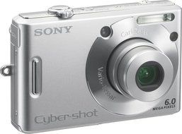 Sony Cybershot DSCW30 6MP Digital Camera with 3x Optical Zoom