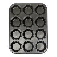 Webake 2-Pack 12 Cavity Mini Bundt Cake Pan and 12 Cavity Muffin Pan,Non-stick N6