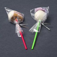 x50 (3.5 inch X 5 inch) Cellophane Cello Poly Display Bags Lollipops by Loypack