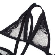 Oligex(TM) lingerie babydoll hollow perspective backless dress eyeshade Handcuff and T pants Corset Dress lingerie... N3