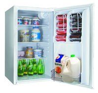 Haier HC27SF22RB 2.7 Cubic Feet Refrigerator/Freezer, Black N48