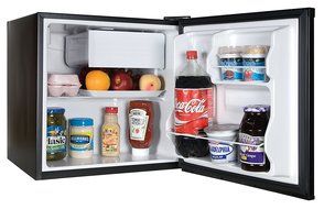 Haier HC27SF22RB 2.7 Cubic Feet Refrigerator/Freezer, Black N49