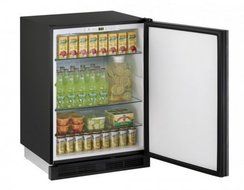 U-Line U1224RINT00B 24&quot; 1000 Series Freestanding or Built In Compact Refrigerator with 5.2 cu.ft. Capacity, in... N2
