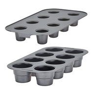 Baker&#039;s Advantage Fillables 2-Piece Non-Stick 8-Cup Cake Cone Pan