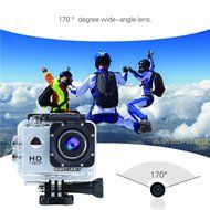 CCbetter 2.0-Inch 12MP 1080P HD CS720 Waterproof Sports Camera with 170&deg; Wide-angle Helmet DVR, 2 Batteries and... N5