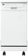 Frigidaire FFPD1821MW 1800 21" White Portable Full Console Dishwasher - Energy Star