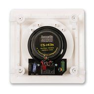 Acoustic Audio CS-i43s In Ceiling Square 3-Way Speaker (White)