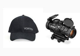 Vortex Optics SPR-1303 Spitfire 3x Prism Scope with EBR-556B Reticle (MOA), and FREE Vortex Baseball Hat N5