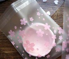 ONOR-Tech 100 PCS Lovely Cute OPP Self Adhesive Cookie Bakery Candy Biscuit Treat Gift Diy Plastic Bag (Flower) N27