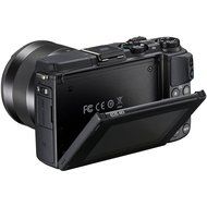Canon EOS M3 Wi-Fi Digital ILC Camera with EF-M 18-55mm &amp; 55-200mm IS STM Lens (Black) + 32GB Card + Case + Tripod... N4