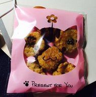 ONOR-Tech 100 PCS Lovely Cute OPP Self Adhesive Cookie Bakery Candy Biscuit Treat Gift Diy Plastic Bag (Flower) N31