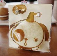 ONOR-Tech 100 PCS Lovely Cute OPP Self Adhesive Cookie Bakery Candy Biscuit Treat Gift Diy Plastic Bag (Flower) N32