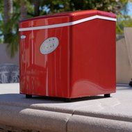 NewAir AI-100R 28-Pound Portable Icemaker, Red N30