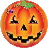 Perfect Pumpkin 7&quot; Cake Plate (8 Count)