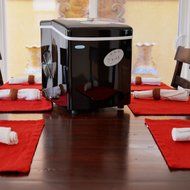 NewAir AI-100R 28-Pound Portable Icemaker, Red N33