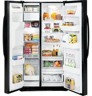Hotpoint HSS25ATHBB 25.4 Cu. Ft. Black Side-By-Side Refrigerator N2