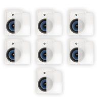 Blue Octave RW83 In Wall 8" Speakers 3 Way Home 2660 Watts New 7 Speaker Set RW83-7S