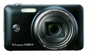 GE E1480W 14MP Digital Camera with 8X Optical Zoom and 3.0-Inch LCD with Auto Brightness (Silver) N3
